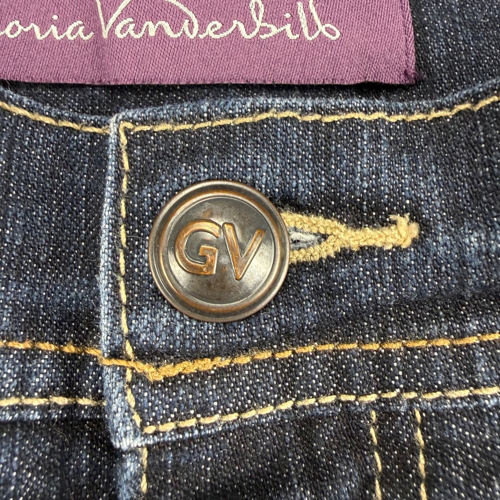 Gloria Vanderbilt Amanda High Rise Tapered Jeans Dark Wash Vintage Size 8 R30/30 - Picture 4 of 14